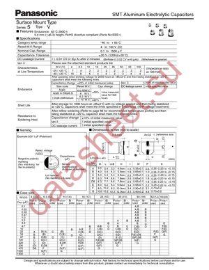 ECE-V1CA101WP datasheet  